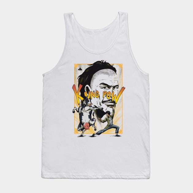 Enter the Fist (white) Tank Top by GranJefe